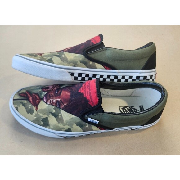 VANS x Sydney G. James Slip-On Size 13 Black History Month Collab Portrait Art - Picture 4 of 12